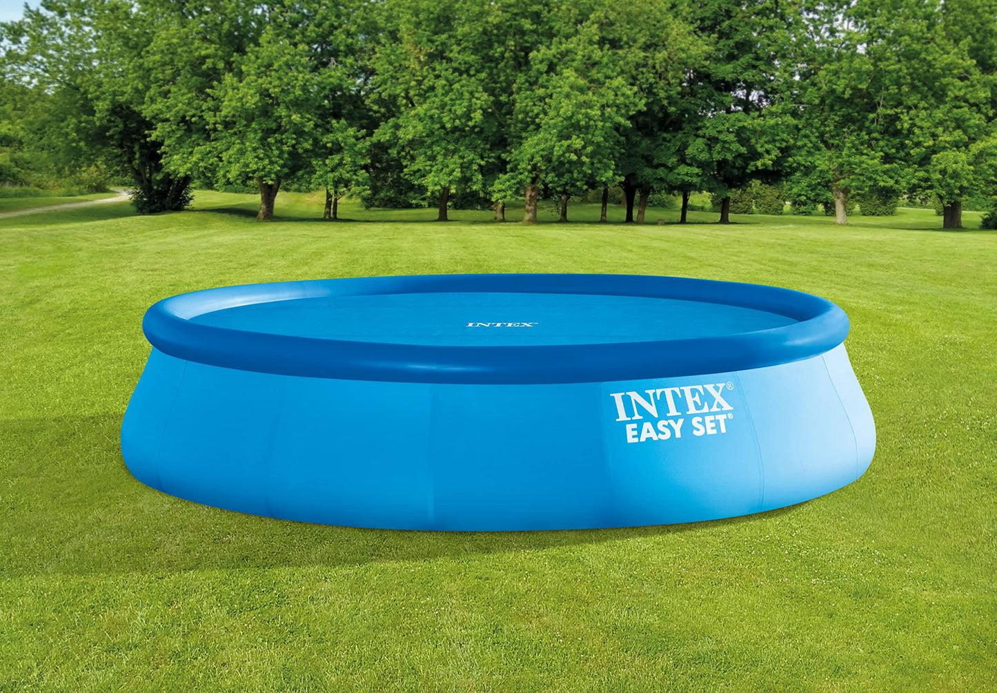 Intex Solar Cover for 16ft Diameter Easy Set and Frame Pools - Available at All In One Marketplace Canada