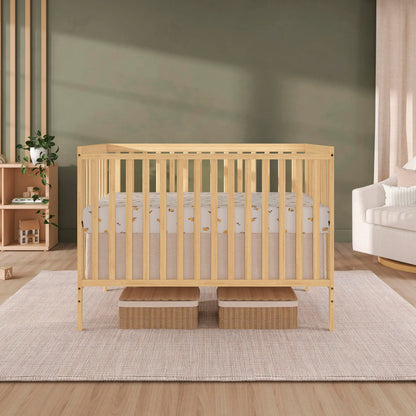 Dream On Me Synergy 5-in-1 Convertible Crib in Natural, Greenguard Gold Certified, BSA Certified, 3 Mattress Height Settings, Classic Nursery Furniture 🍁 All In One Marketplace Canada