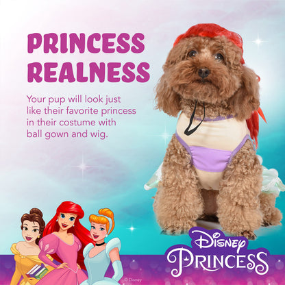 Costume d'Halloween Disney Princess Ariel pour animaux de compagnie Disney - Très très grande taille | Costumes d'Halloween Disney Princess pour chiens, costume d'Halloween pour chien sous licence officielle Disney, multicolore (FF22914)