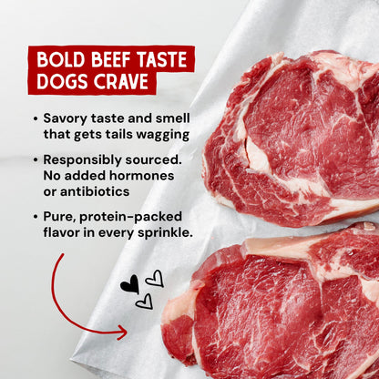 Stella & Chewy's Freeze-Dried Raw Grass-Fed Beef Recipe Marie's Magical Dinner Dust for Dogs, 198g Bag 🍁 All In One Marketplace Canada