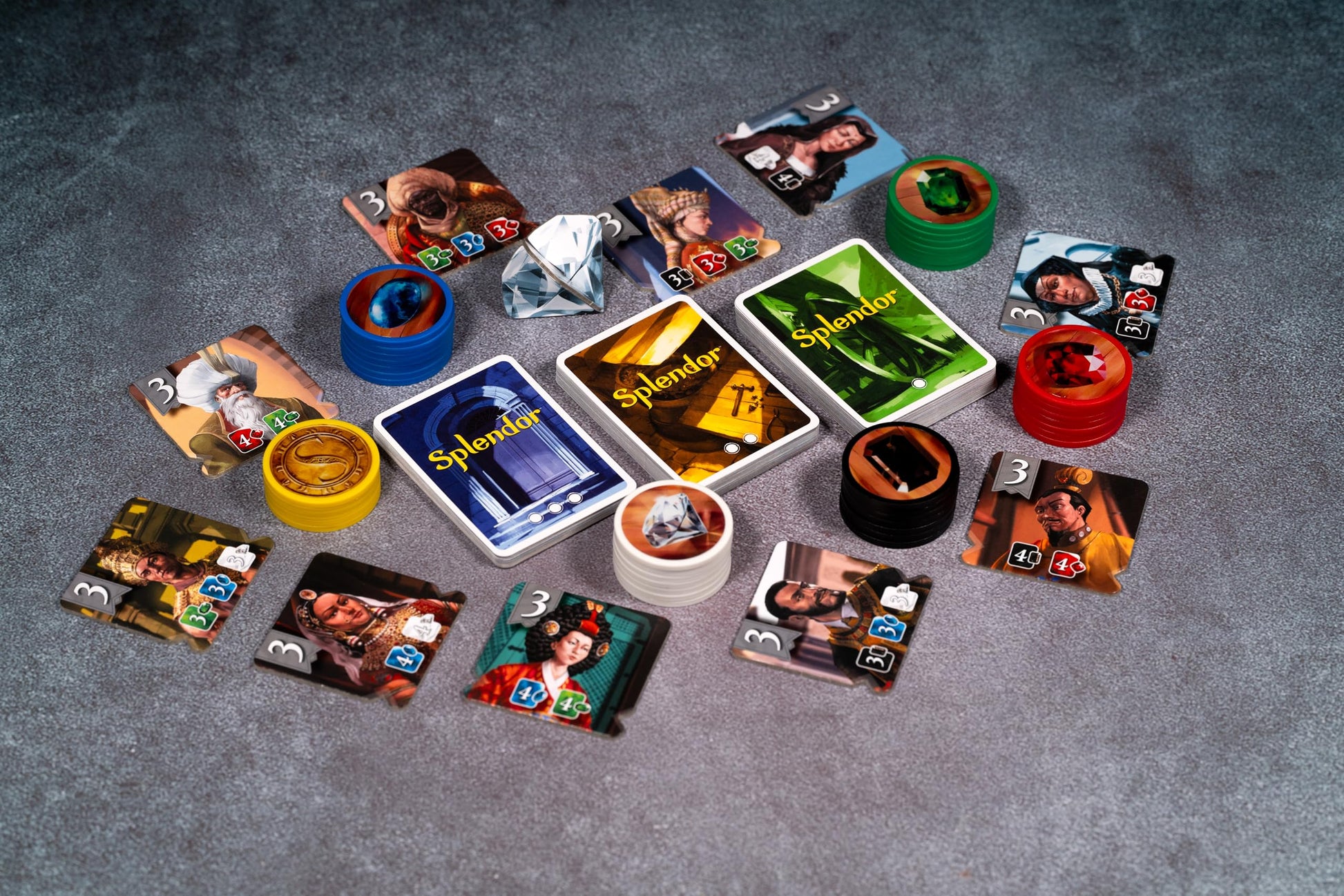 Splendor (Bilingual French/English Version) - A Game by Asmodee Space Cowboys