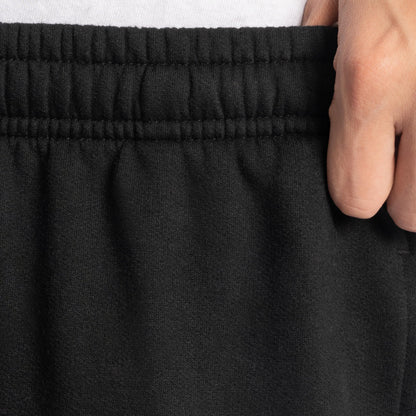 Fruit of the Loom Eversoft Fleece Elastic Bottom Sweatpants with Pockets, Relaxed Fit, Moisture Wicking, Breathable, Black, Medium