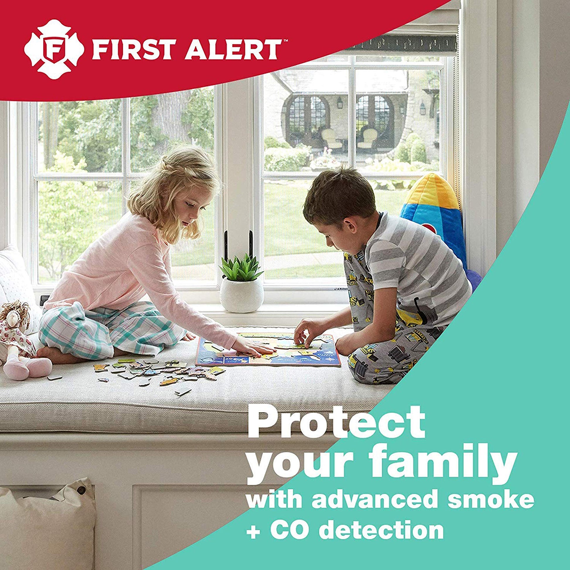 First Alert Battery Operated Smoke and Carbon Monoxide Alarm, White, PRC700A-6