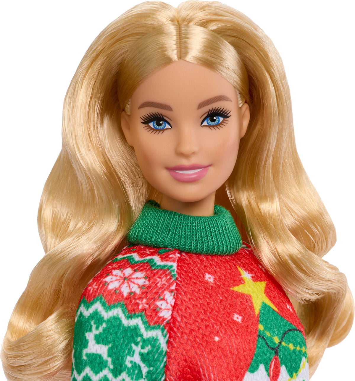 Barbie Holiday Sweater Doll with Long Blonde Hair 🍁 All In One Marketplace Canada