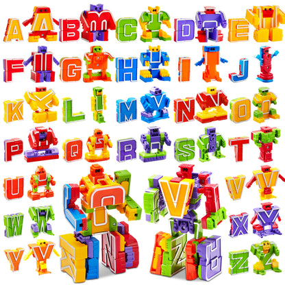Alphabet Robots Toys for Kids, ABC Learning Toys, Alphabots, Letters, Toddlers Education Toy, Carnival Prizes, Christmas Toys, Treasure Box and Prize for Classroom 🍁 All In One Marketplace Canada