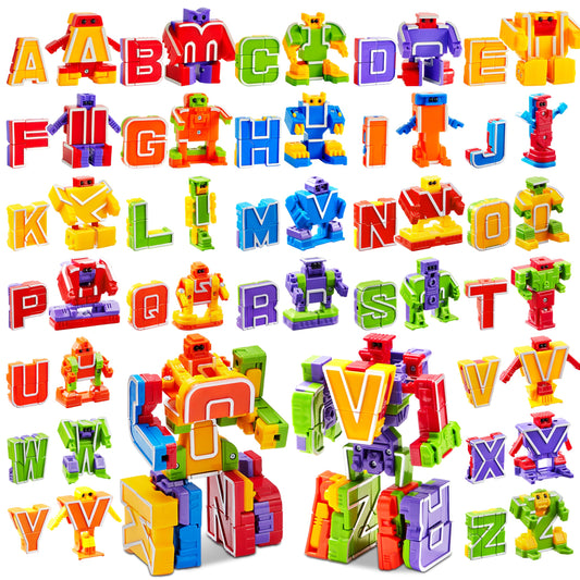 Alphabet Robots Toys for Kids, ABC Learning Toys, Alphabots, Letters, Toddlers Education Toy, Carnival Prizes, Christmas Toys, Treasure Box and Prize for Classroom 🍁 All In One Marketplace Canada