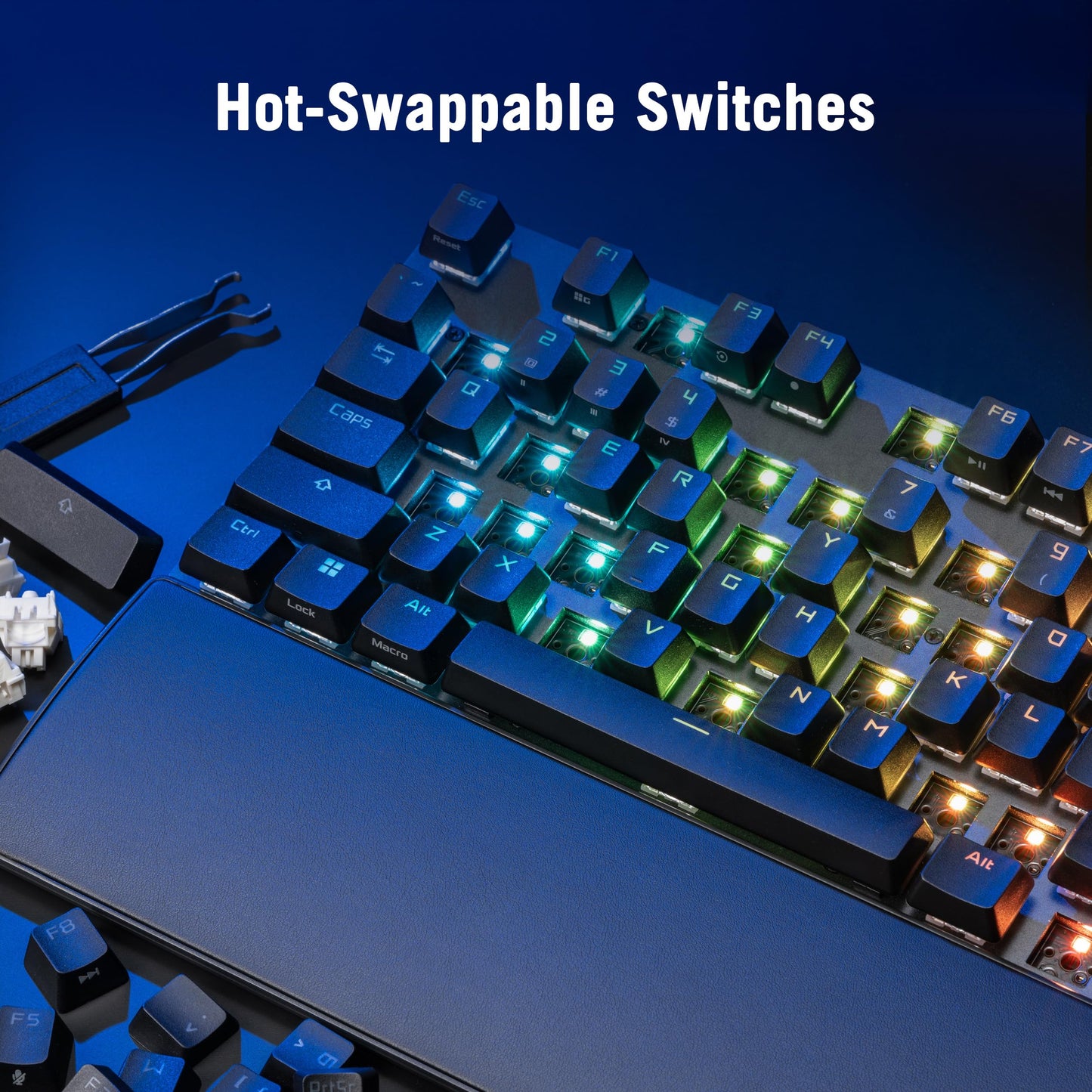 ASUS ROG Strix Scope II X Wired USB Mechanical Gaming Keyboard – 100% Full-Size, Hot Swappable Pre-lubed ROG NX Snow V2 Linear Switches, PBT Keycaps, RGB, PC/Mac Support - Black 🍁 All In One Marketplace Canada