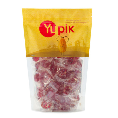 Yupik Original Barley Sugar Candies, 1 kg, 6 Count, Individually Wrapped Bright Red Hard Candies, Fat-Free, Low-Calorie, Perfect for Snacking, Gifting, & Halloween Treats
