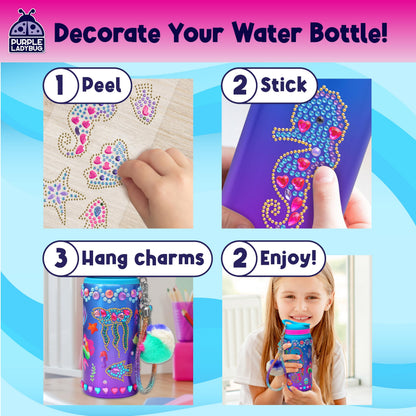 Decorate Your Own Water Bottle Girls - Mermaid Water Bottle Craft 🍁 All In One Marketplace Canada
