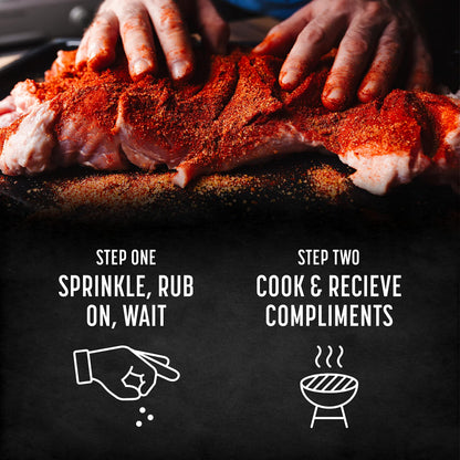 Spice Rack Co. BBQ Rubs & Seasonings Collection - 5-Pack Smoker & Grill Spice Set