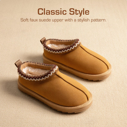 DREAM PAIRS Kids Slippers for Boys Girls,Brown,3 Little Kid 🍁 All In One Marketplace Canada