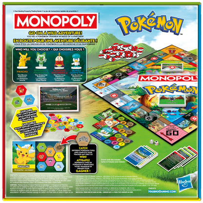 Monopoly Pokémon Edition Board Game | Ages 8 and Up | 2 to 4 Players | Kids Games for Pokémon Fans | Fun Family Games| 45 Mins. Avg. (English & French) 🍁 All In One Marketplace Canada