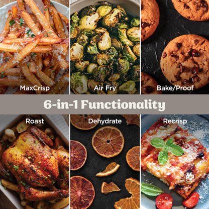 Ninja Crispi Pro 6-in-1 Glass Air Fryer | 6qt & 2.5qt Glass Containers with Storage Lids | Non-Toxic | Meal Prep, Microwave, Freezer & Dishwasher Safe | Air Fry, Bake & More | Bone | AS101CLG - Available at All In One Marketplace Canada