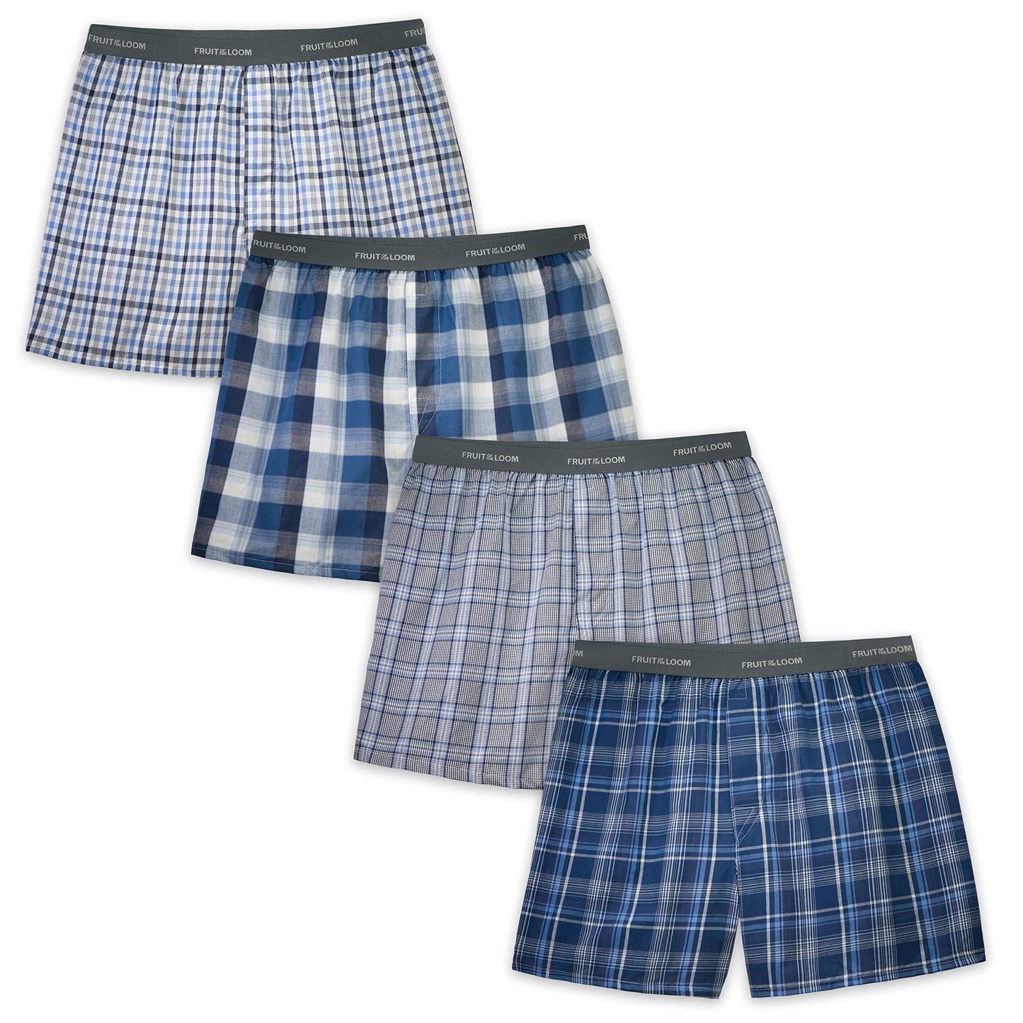 FOL 4PK Mens Woven Boxer, size 2XL