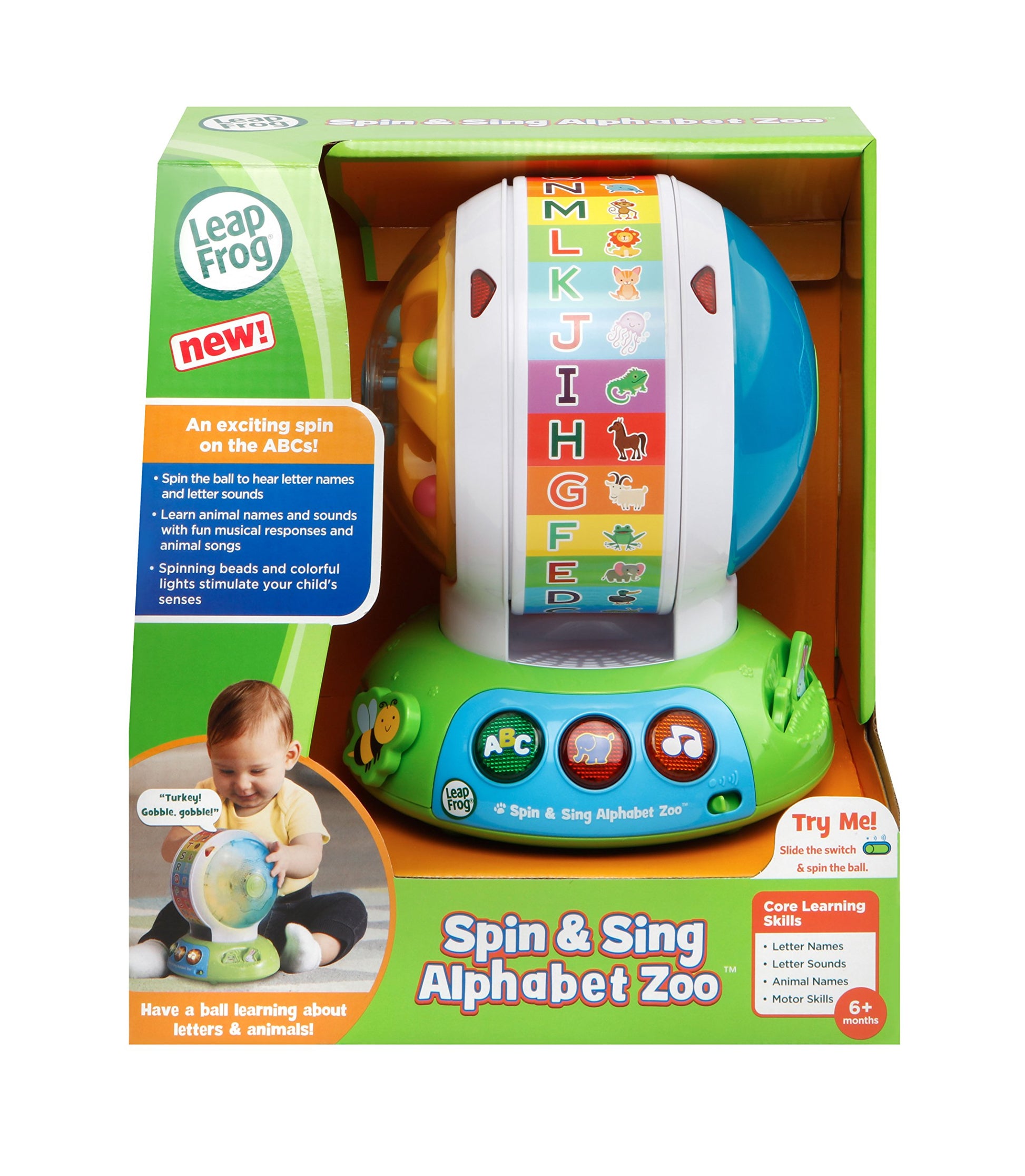 LeapFrog Spin & Sing Alphabet Zoo (English Version) LeapFrog