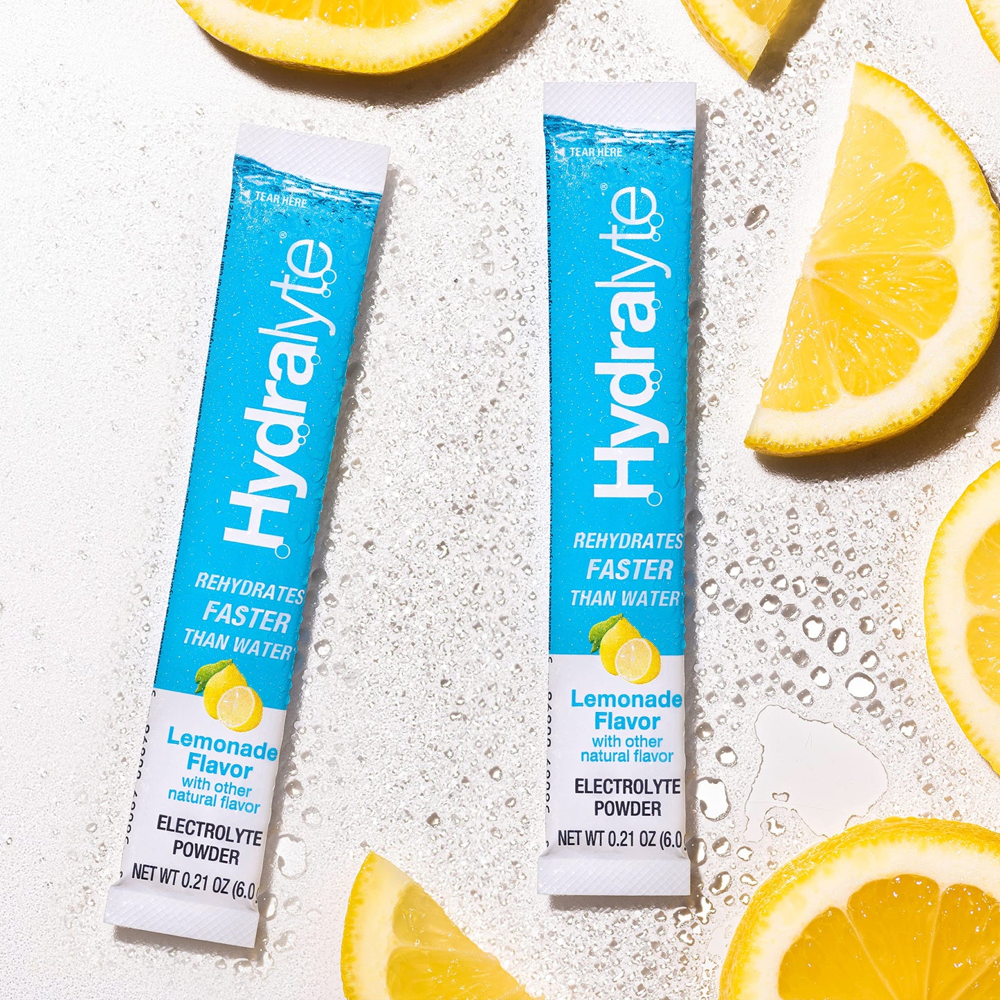 HydraLyte Electrolyte Powder, Low Sugar Electrolyte Packets Designed for Rapid Hydration, Safe Hydration for All Ages - Made with All Natural Ingredients, 36 Servings, Lemonade Flavour 🍁 All In One Marketplace Canada