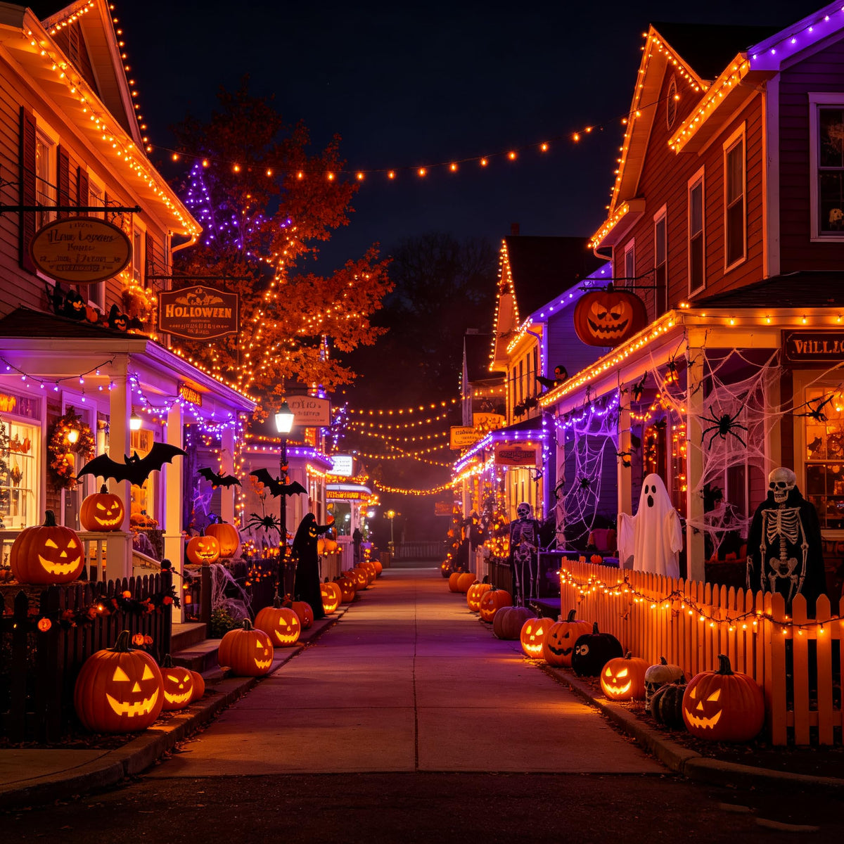 Toodour Halloween Lights RGB String Light, 131ft 350LED Orange Purple Light 🍁 All In One Marketplace Canada