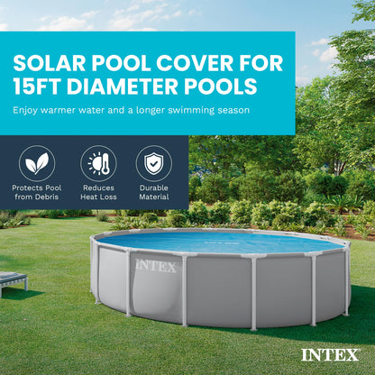Intex 59954E Solar Cover for 15ft Diameter Easy Set and Frame Pools