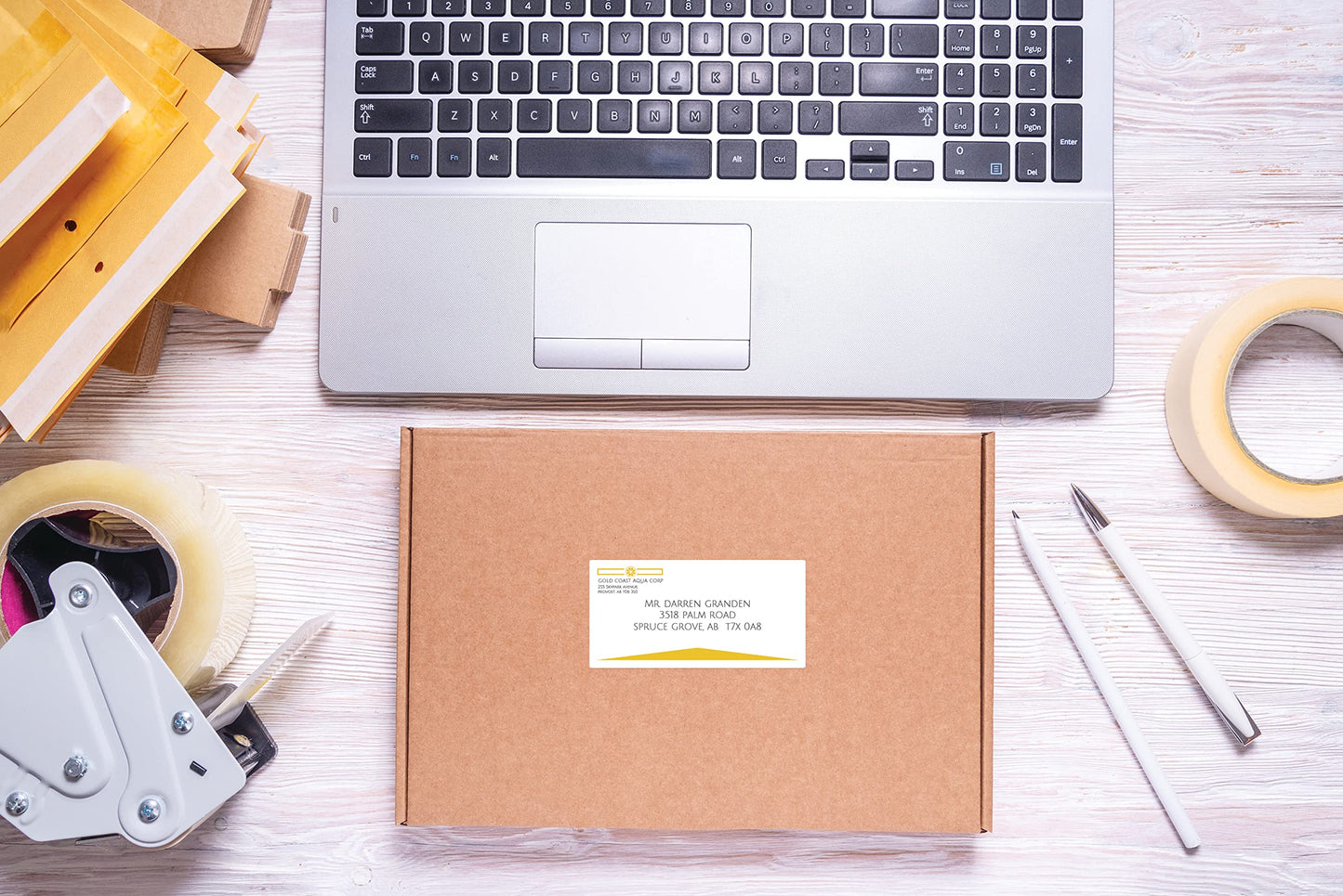 Avery TrueBlock Shipping Labels for Inkjet/Laser Printers, 2" x 4", White, Rectangle, 1000 Labels, Permanent (5163) Made in Canada 🍁 All In One Marketplace Canada