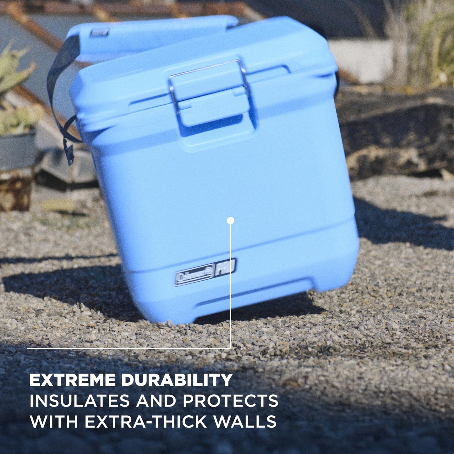 Coleman Pro 25-Quart Premium Hard Cooler, Heavy-Duty Ultra-Light Portable Cooler, Extra-Thick Insulation Keeps Ice up to 3 Days, 36-Can Capacity Coleman