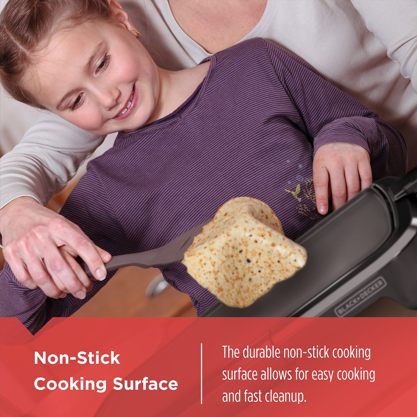 BLACK+DECKER Family-Sized XL Electric Griddle with Removable Drip Tray BLACK+DECKER
