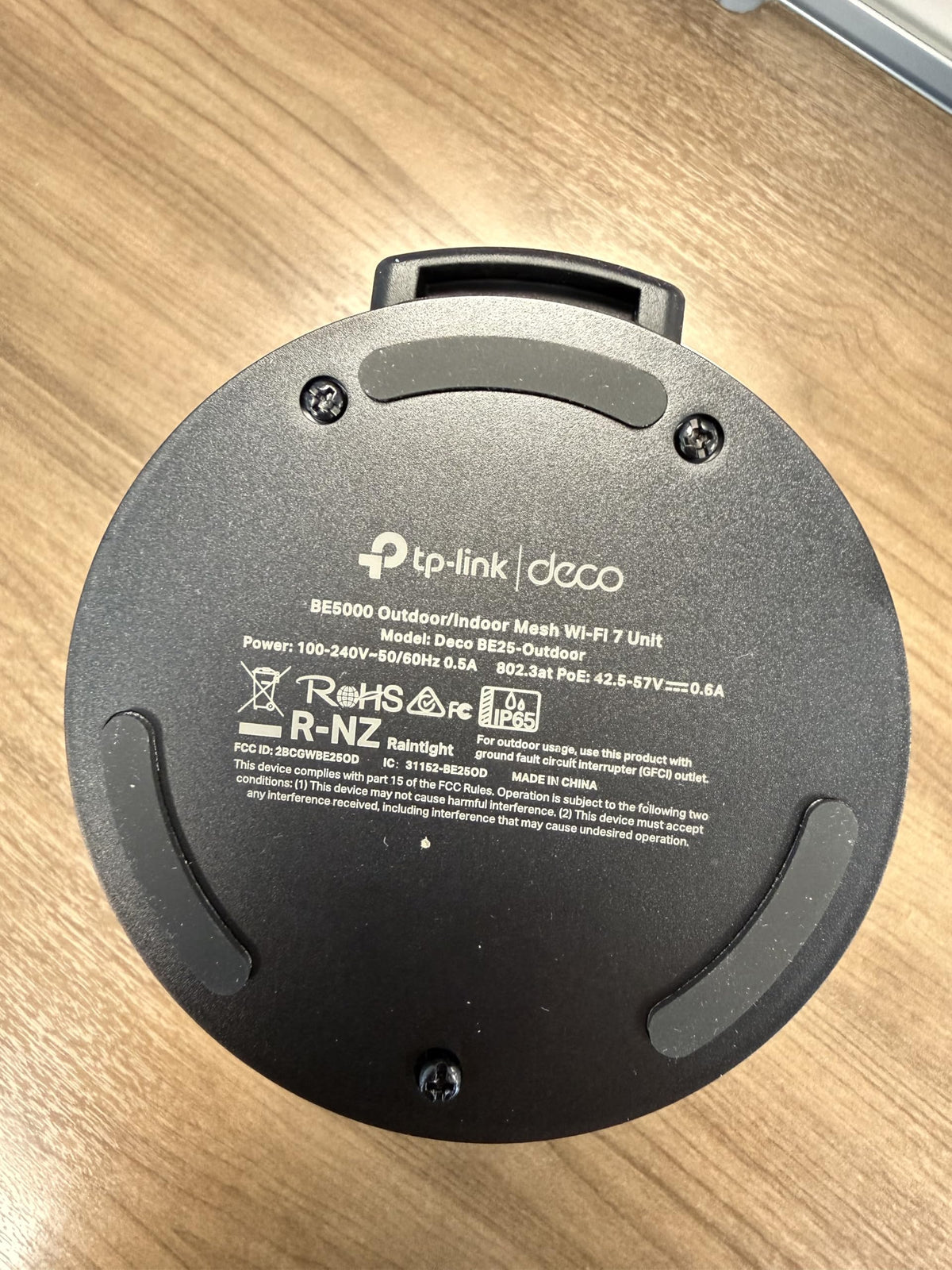 Deco BE25-Outdoor BE5000 WiFi 7 Mesh Extender, IP65, 1-Pack
