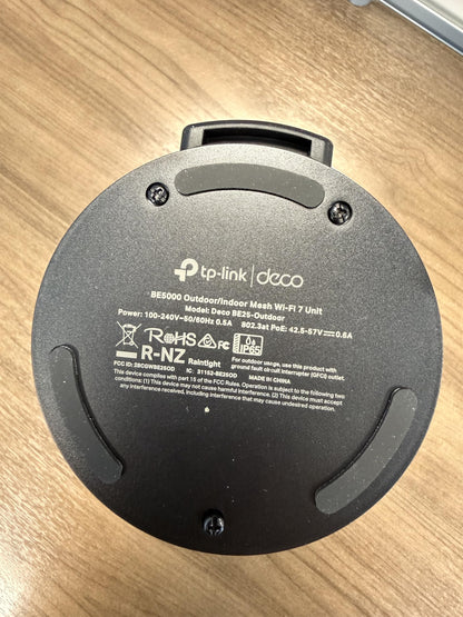 Deco BE25-Outdoor BE5000 WiFi 7 Mesh Extender, IP65, 1-Pack