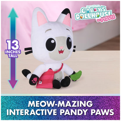 Gabby's Dollhouse: The Movie, Meow-Mazing Interactive Pandy Paws Plush Toy with 3 Accessories & Removable Bag, Kids Toys for Girls & Boys Ages 3 and Up 🍁 All In One Marketplace Canada DREAMWORKS GABBY'S DOLLHOUSE