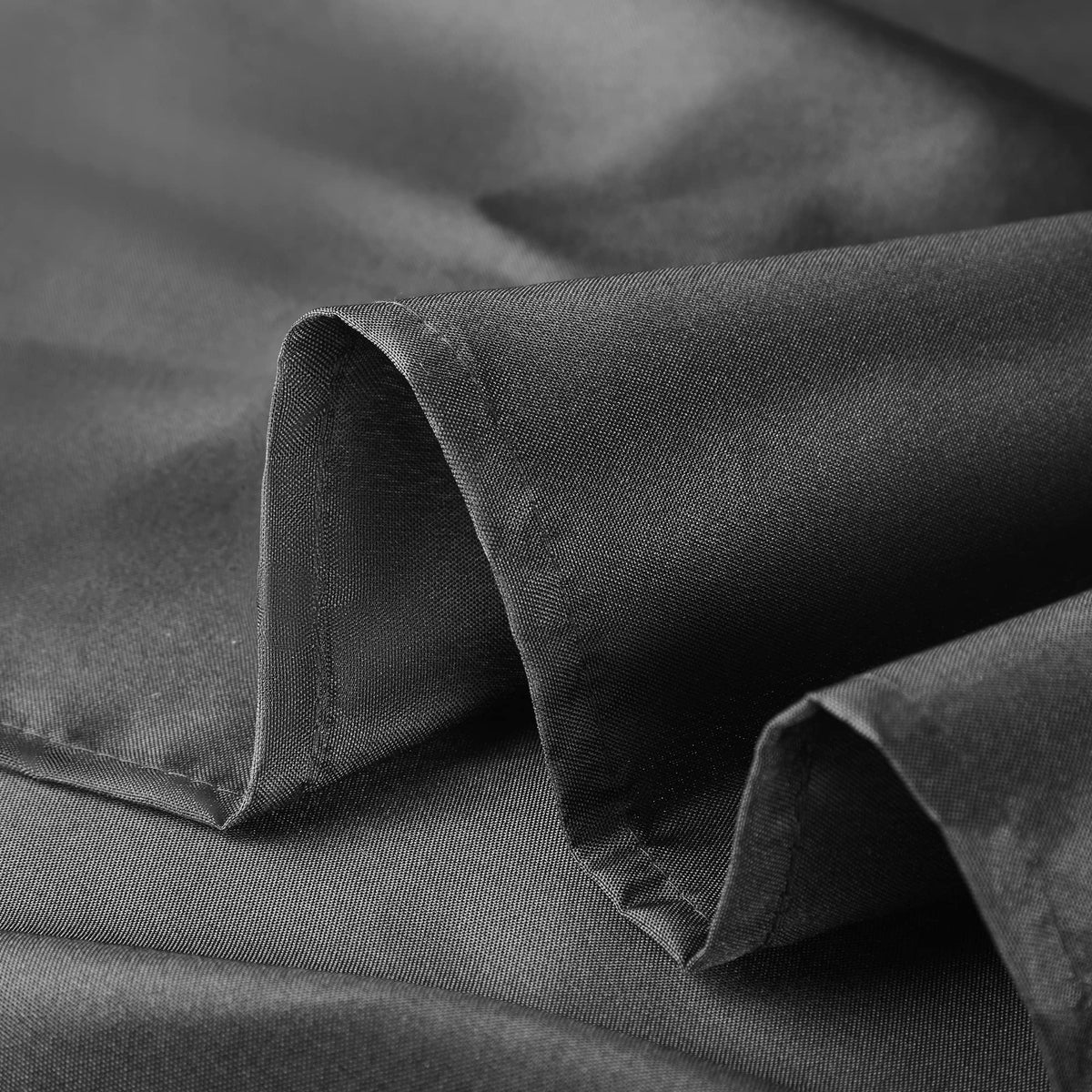 Mysky Home Table Cloth 60x102 Inch Black Tablecloth for 6 Foot Table Washable Polyester Rectangle Tablecloth for Buffet Table, Parties, Holiday Dinner, Wedding 🍁 All In One Marketplace Canada