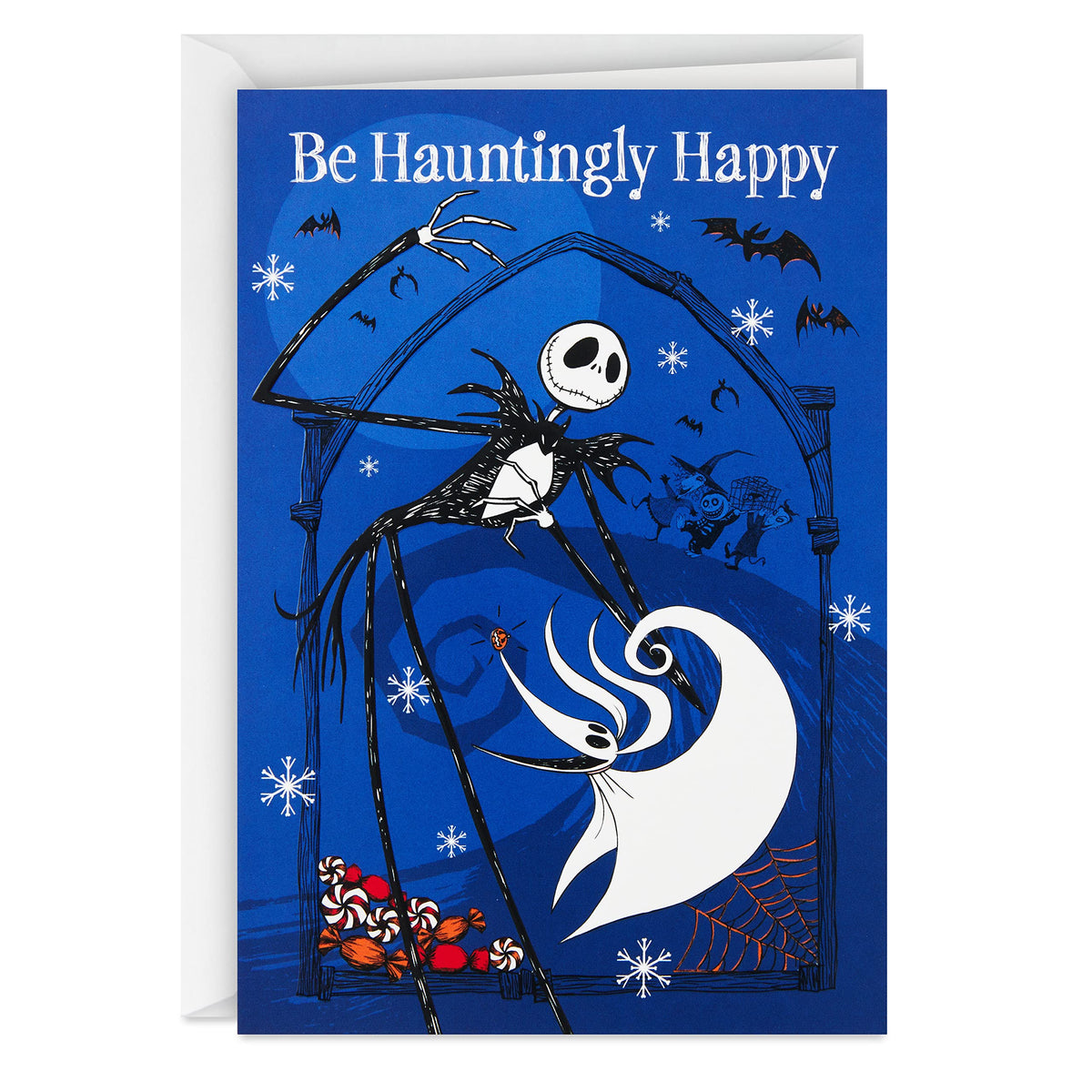 Hallmark Nightmare Before Christmas Halloween Cards (Pack of 16 with Envelopes) for Christmas, Birthdays, Halloween, All Occasion