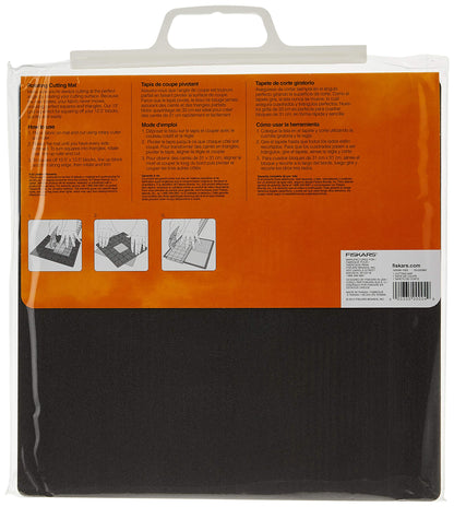 Fiskars 14" x 14" Rotating Self Healing Cutting Mat for Fabric Squares