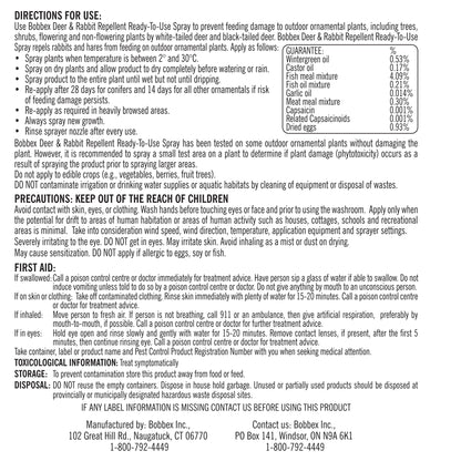 Bobbex Deer & Rabbit Ready to Use 0.95 Liter - Available at All In One Marketplace Canada