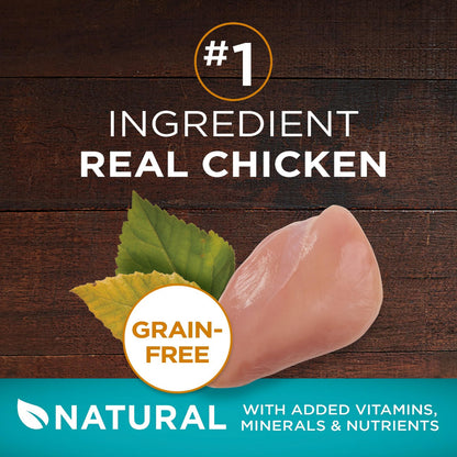 Purina ONE True Instinct Grain Free Dry Cat Food, High Protein Chicken - 6.53 kg Bag