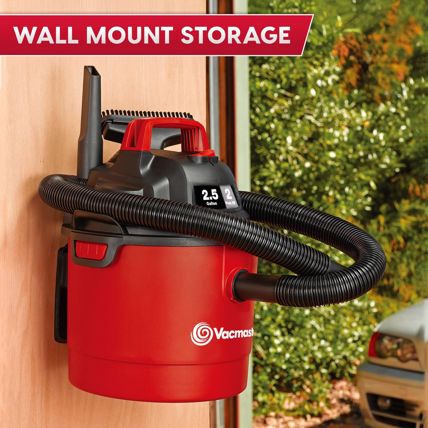 Vacmaster Red Edition VOM205P 1101 Portable Wet Dry Shop Vacuum 2.5 Gallon 2 Peak HP 1-1/4 inch Hose 🍁 All In One Marketplace Canada
