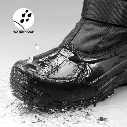 NORTIV 8 Men's Tall Waterproof Hiking Winter Snow Boots,Black,9 🍁 All In One Marketplace Canada