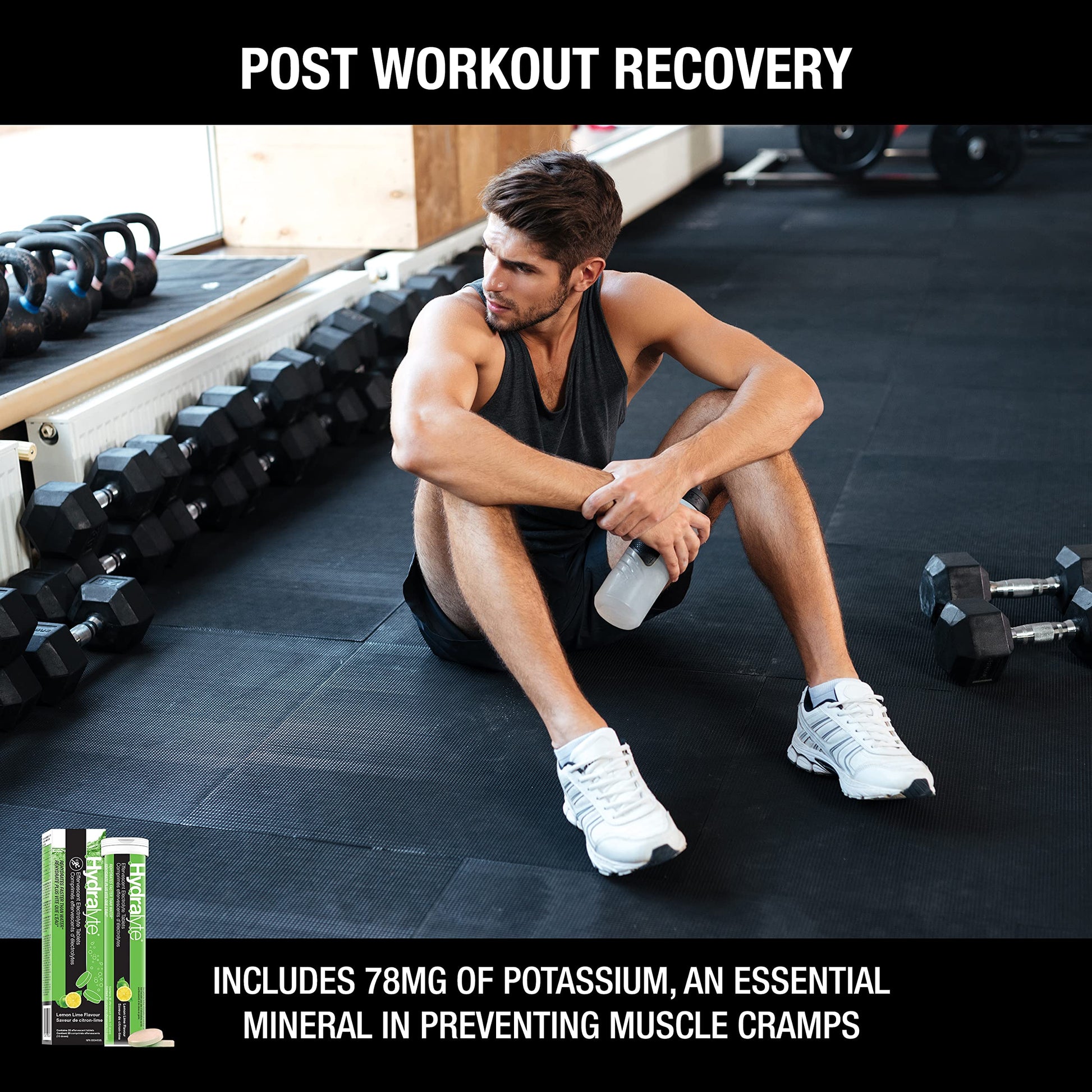 Hydralyte Electrolyte Tablets | Lemon Lime Flavored Electrolytes | Pre-Workout and Post-Workout Hydration Solution to Enhance Performance and Maximize Recovery | (2 Tablets per Serving, 40 Count) Hydralyte