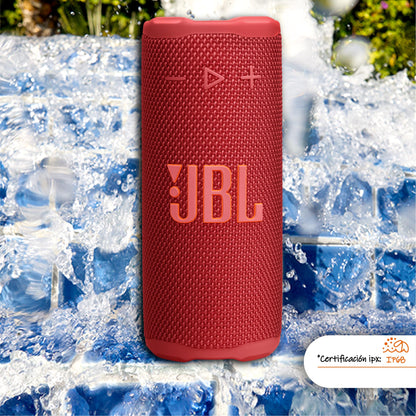 JBL Grip - Compact Bluetooth Speaker with Bold JBL Pro Sound and Ambient Light, up to 14 Hours of Playtime, Water, Dust and Drop-Proof (IP68), & Multi-Speaker Connection with Auracast (Red)