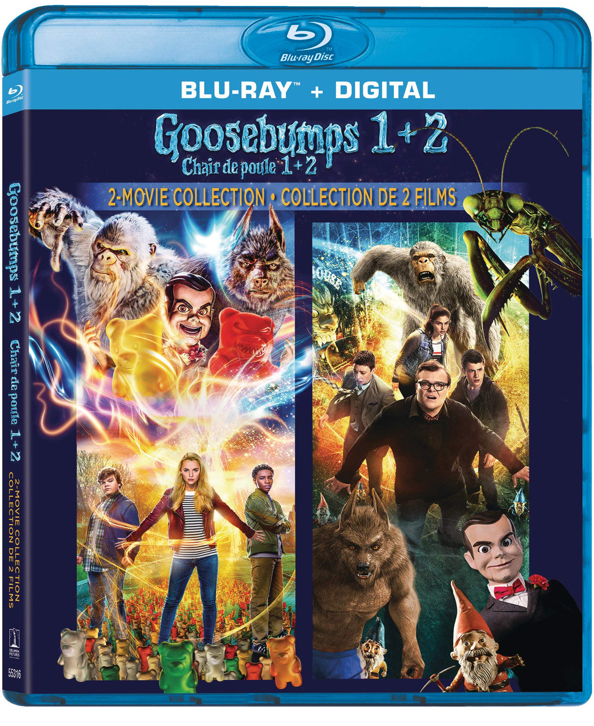 Goosebumps (2015) / Goosebumps 2: Haunted Halloween - Set [Blu-ray] (Bilingual)