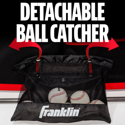 Franklin Sports Pitch Back Rebounder and Switch Hitter Pitching Target - 2 in 1 Return Trainer and Catcher Target - Perfect for Pitching, Fielding and Throwing Practice - 55 x 36 Inch, Multi Franklin Sports