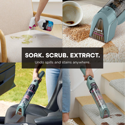 Shark StainForce Cordless Spot Cleaner, Dual-Activated Formula, OXY-Powered Stain Cleaning, Indoor/Outdoor, Carpets, Upholstery, Car Seats & Stairs, Pet Urine & Odor Remover, HX101C (Canadian Version) - Available at All In One Marketplace Canada