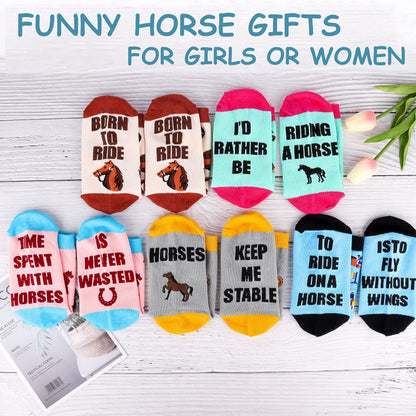 Moyel Horse Socks for Women Horse Gifts for Girls Teen Girls 🍁 All In One Marketplace Canada