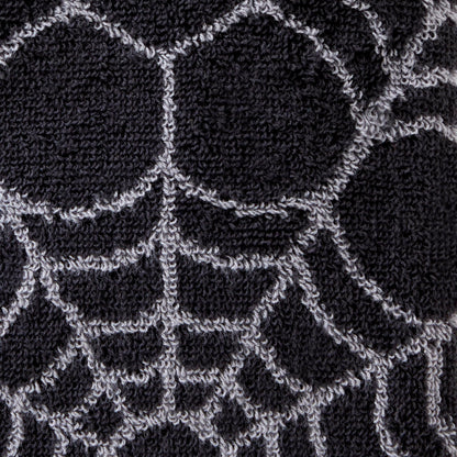 SKL Home Ensemble de 2 serviettes à main Halloween, motif toile d'araignée, 100 % coton jacquard, réversibles, douces et absorbantes, décoratives pour salle de bain/cuisine/bar et cadeau, noir