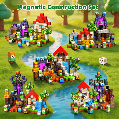 200PCS Magnetic Blocks, Toys Building Cubes Set Birthday Gifts for Kids 🍁 All In One Marketplace Canada