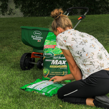 Scotts Turf Builder Green Max Lawn Food, 5.7kg (350 sq Meters / 3,767 sq feet Coverage) | Promotes Fast, deep Greening in 3 Days