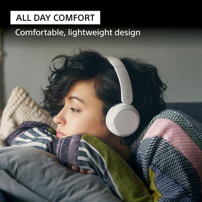 Sony WH-CH520 Wireless Headphones Bluetooth On-Ear Headset with Microphones, Blue - Available at All In One Marketplace Canada