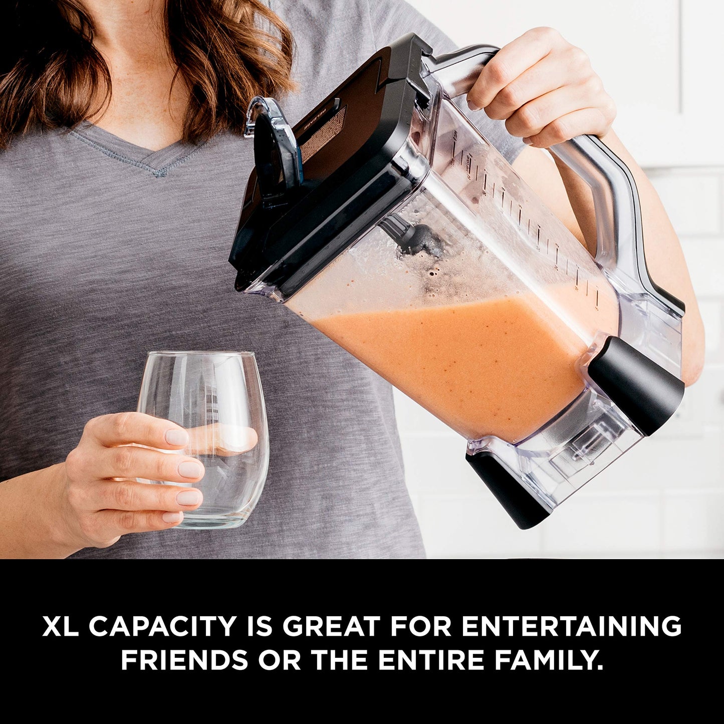 Ninja NJ600WMC Professional Blender, 72 oz Pitcher, Black/Silver, 900W (Canadian Version) - Available at All In One Marketplace Canada