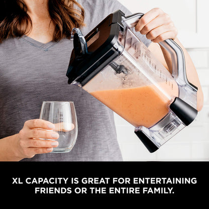 Ninja NJ600WMC Professional Blender, 72 oz Pitcher, Black/Silver, 900W (Canadian Version) - Available at All In One Marketplace Canada
