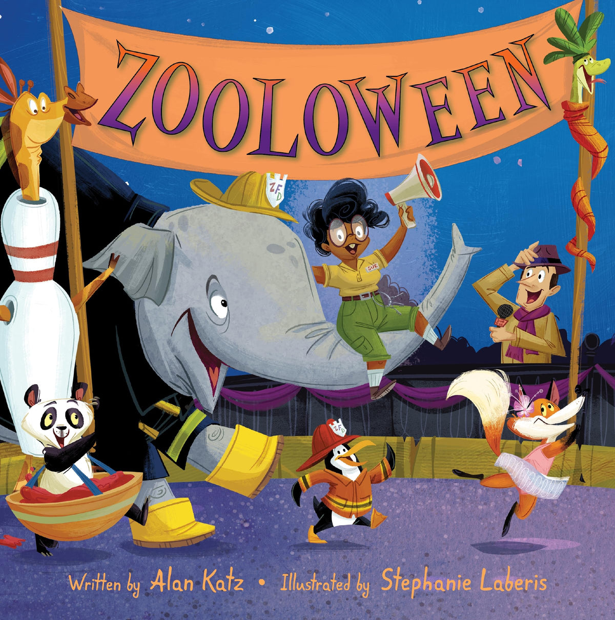 Zooloween : Un livre d'images festif pour enfants (4-8 ans) sur les animaux du zoo en costumes d'Halloween