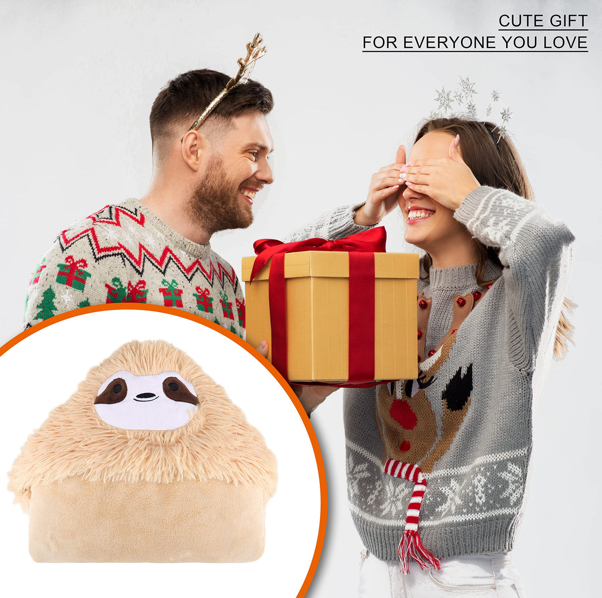 Moyel Sloth Wearable Hooded Blanket Gifts for Women on Christmas Birthday 🍁 All In One Marketplace Canada