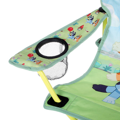Bluey Folding Camp Chair with Cup Holder and Carry Bag, 600D Polyester, Toddlers up to 80 lbs 🍁 All In One Marketplace Canada